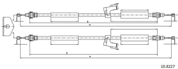 Cable Pull, parking brake (10.8227)