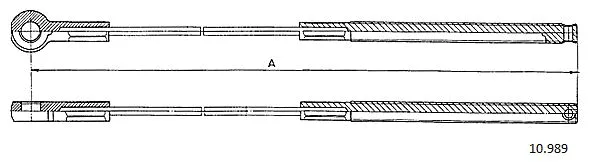 Cable Pull, parking brake (10.989)