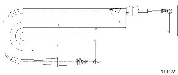Accelerator Cable (11.1472)