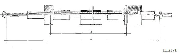 Cable Pull, clutch control (11.2371)