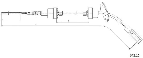 Cable Pull, clutch control (642.10)
