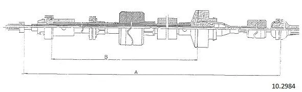 Cable Pull, clutch control (10.2984)