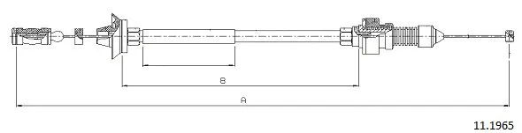 Accelerator Cable (11.1965)