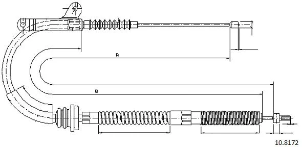 Cable Pull, parking brake (10.8172)