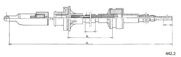 Cable Pull, clutch control (442.2)
