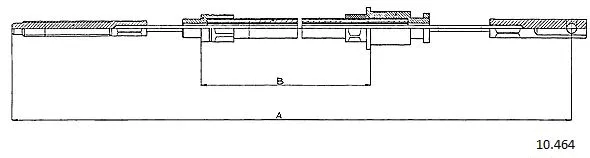 Cable Pull, parking brake (10.464)