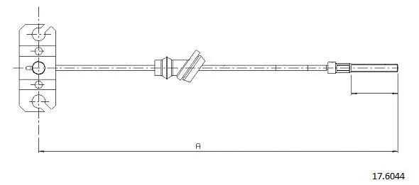 Cable Pull, parking brake (17.6044)