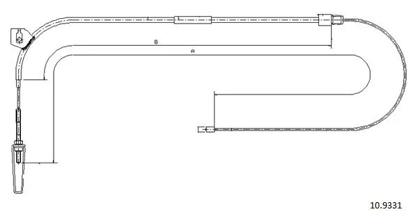 Cable Pull, parking brake (10.9331)