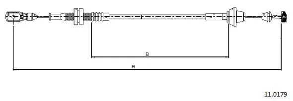 Accelerator Cable (11.0179)