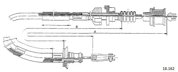 Cable Pull, clutch control (18.162)