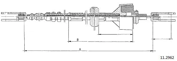 Cable Pull, clutch control (11.2962)