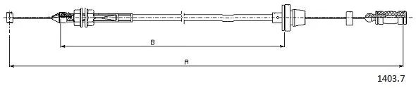 Accelerator Cable (1403.7)