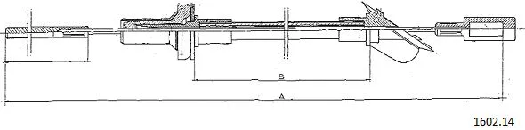 Cable Pull, clutch control (1602.14)