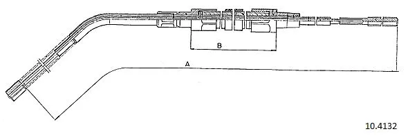 Cable Pull, parking brake (10.4132)