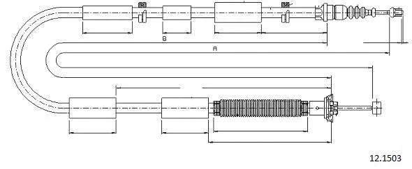 Cable Pull, parking brake (12.1503)