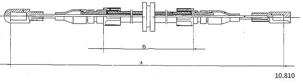 Cable Pull, parking brake (10.810)