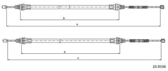 Cable Pull, parking brake (10.9336)