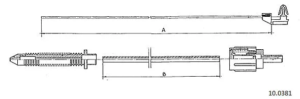 Accelerator Cable (10.0381)