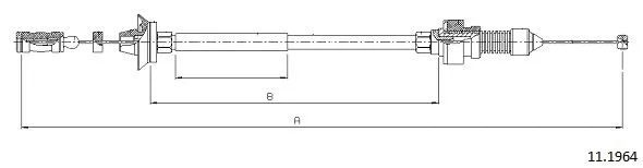 Accelerator Cable (11.1964)