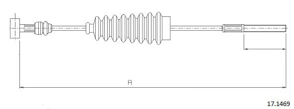 Cable Pull, parking brake (17.1469)