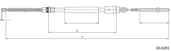 Cable Pull, parking brake (10.6201)