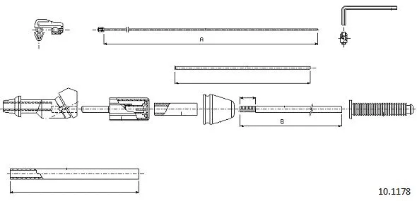 Accelerator Cable (10.1178)
