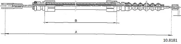Cable Pull, parking brake (10.8181)