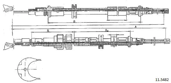 Cable Pull, parking brake (11.5482)