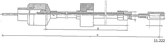 Cable Pull, clutch control (11.222)