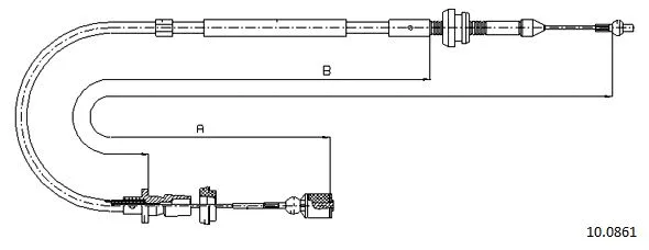 Accelerator Cable (10.0861)