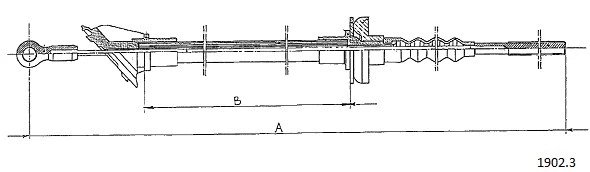 Cable Pull, clutch control (1902.3)