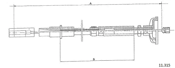 Cable Pull, clutch control (11.315)