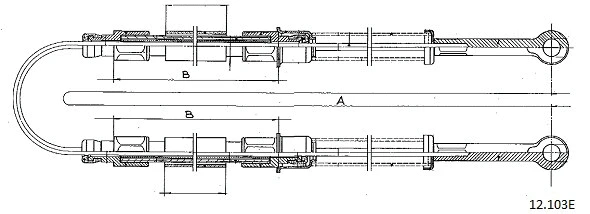 Cable Pull, parking brake (12.103E)
