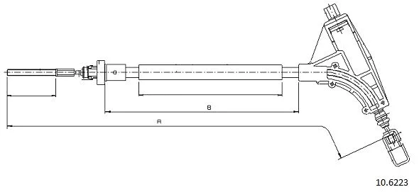 Cable Pull, parking brake (10.6223)