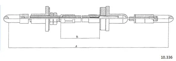 Cable Pull, clutch control (10.336)