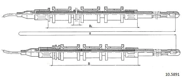 Cable Pull, parking brake (10.5891)