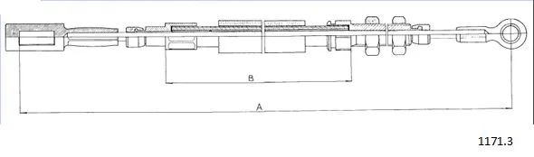 Cable Pull, parking brake (1171.3)