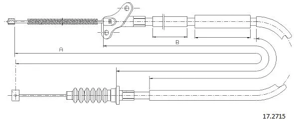 Cable Pull, parking brake (17.2715)