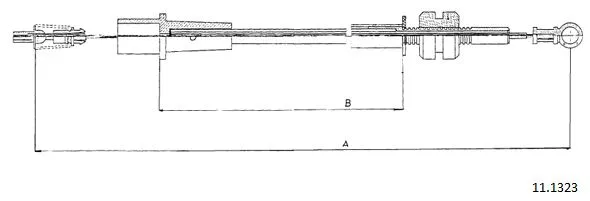 Accelerator Cable (11.1323)