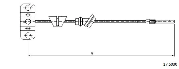 Cable Pull, parking brake (17.6030)
