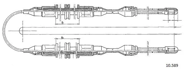 Cable Pull, parking brake (10.589)