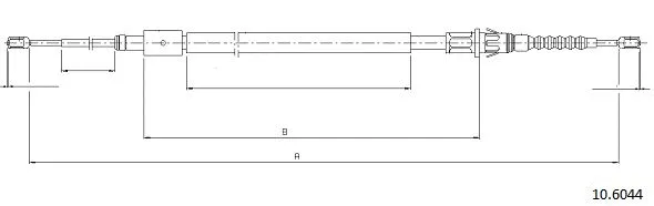 Cable Pull, parking brake (10.6044)