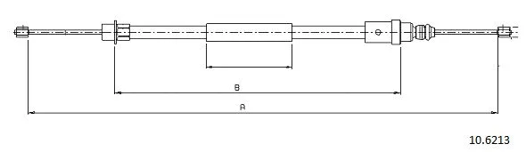 Cable Pull, parking brake (10.6213)