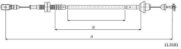 Accelerator Cable (11.0181)