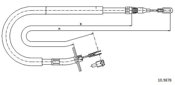 Cable Pull, parking brake (10.9878)