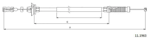Accelerator Cable (11.1963)