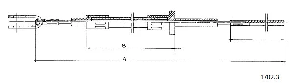 Cable Pull, clutch control (1702.3)