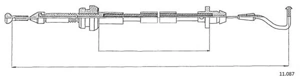 Accelerator Cable (11.087)
