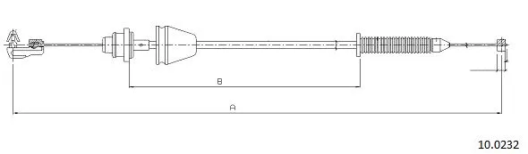 Accelerator Cable (10.0232)