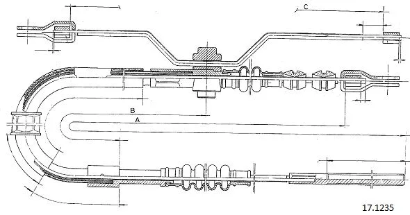 Cable Pull, parking brake (17.1235)